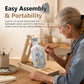 Adjustable Vase Painting Stand | 360° Rotating Support for Ceramic & Glass Art