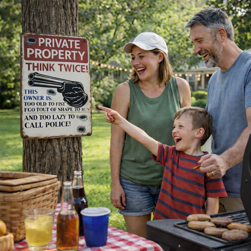 Private Property Marker