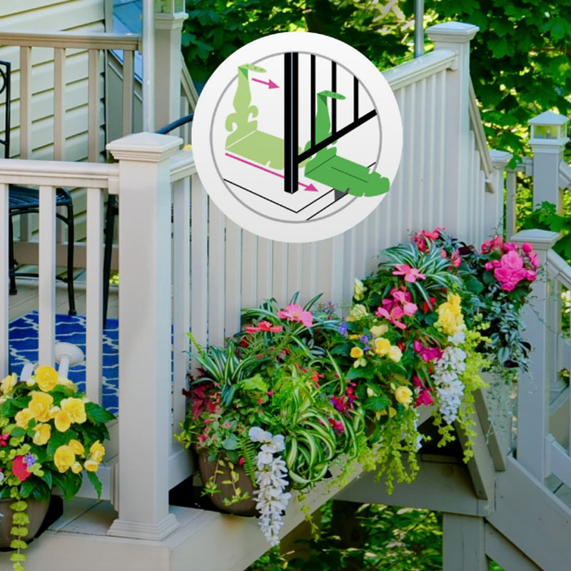 Instant Balcony Garden Extender – Tool-Free, Strong Load, Fits Most Railings