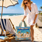 Turtle Haven Quilted Tote Bag