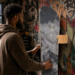 Wooden Skateboard Wall Mount Rack