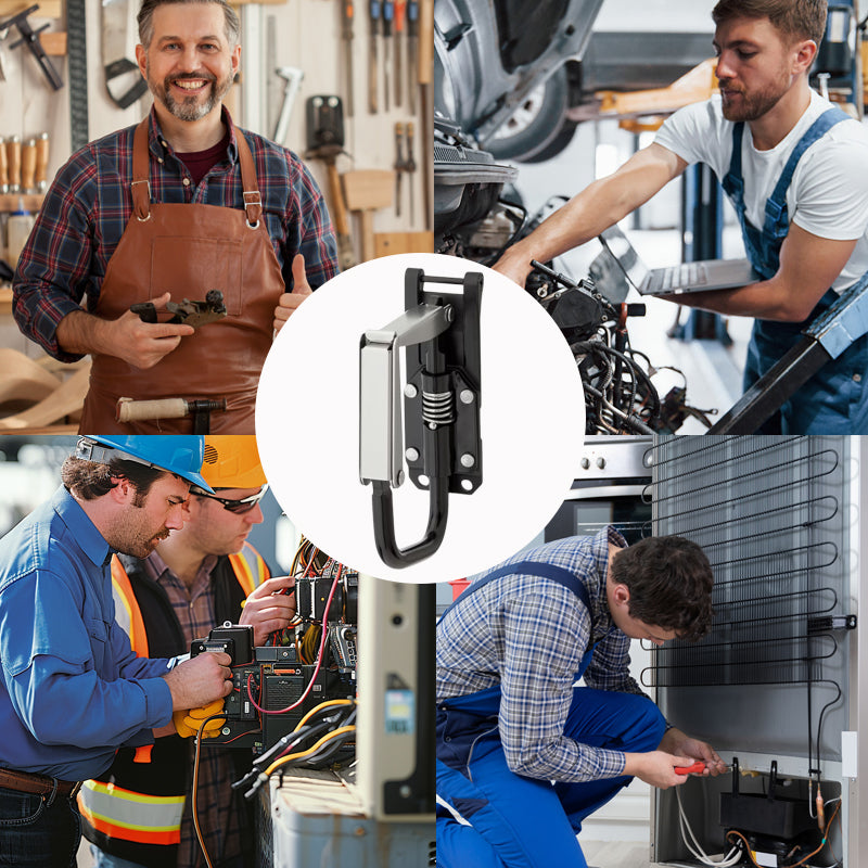 Quick-Release Electrical Tape Holder | Folding Belt Clip for Electricians & Contractors