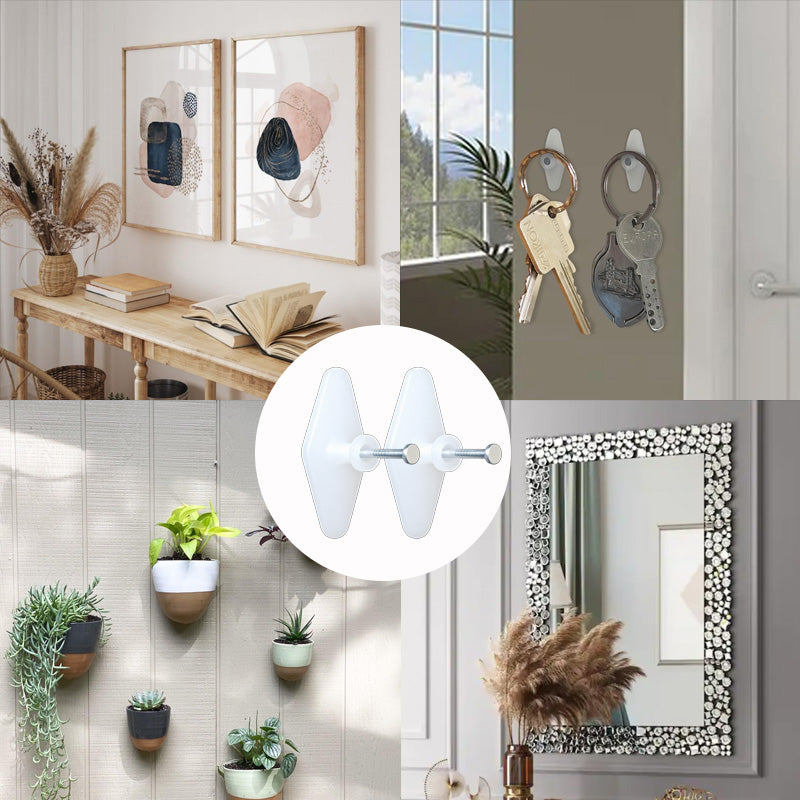 Invisible Wall Hooks – No-Drill Picture & Decor Hangers