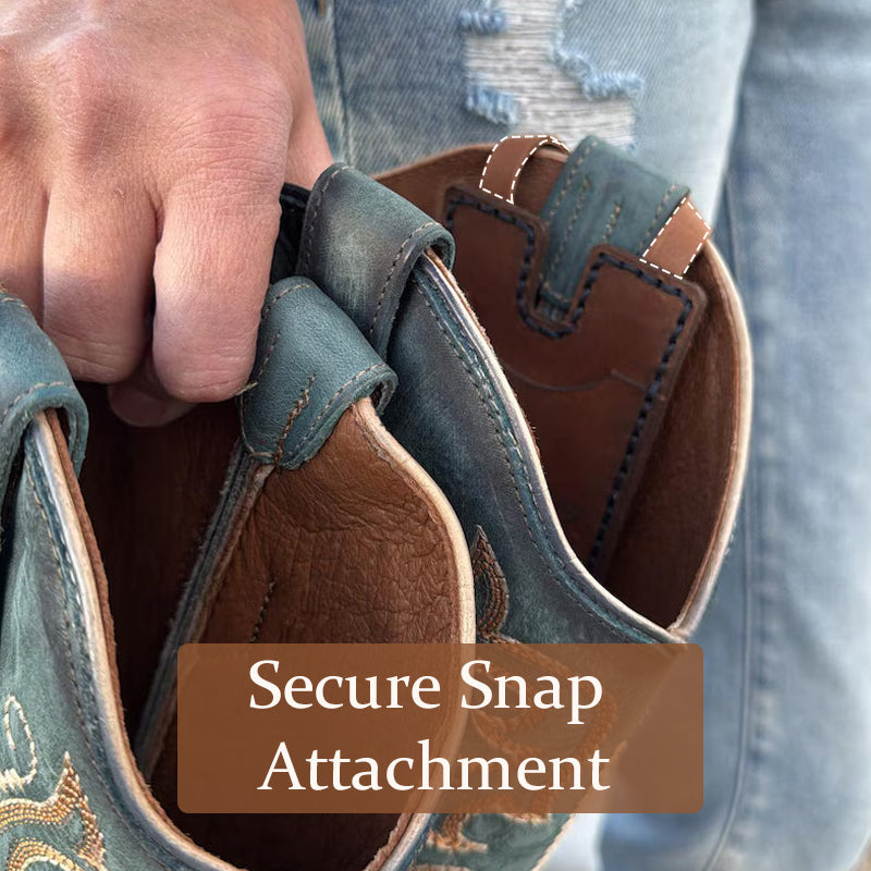 The Original Western Boot Wallet 👢 — Your Secret Essential for Hands-Free Freedom