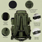 Multi-Pocket Fishing Tackle Backpack for Outdoor🎣🎒✨