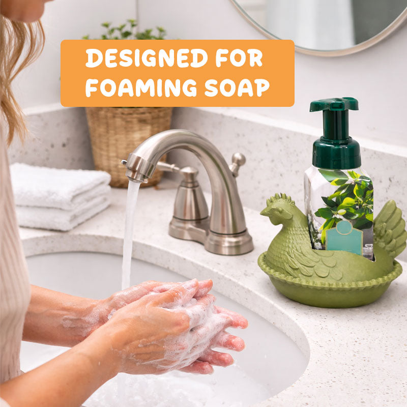 Hen-shaped Foamed Soap Holder