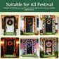 Adjustable Christmas Wreath Hanger Rod