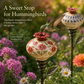 Vintage Ceramic Hummingbird Feeder Garden Stake