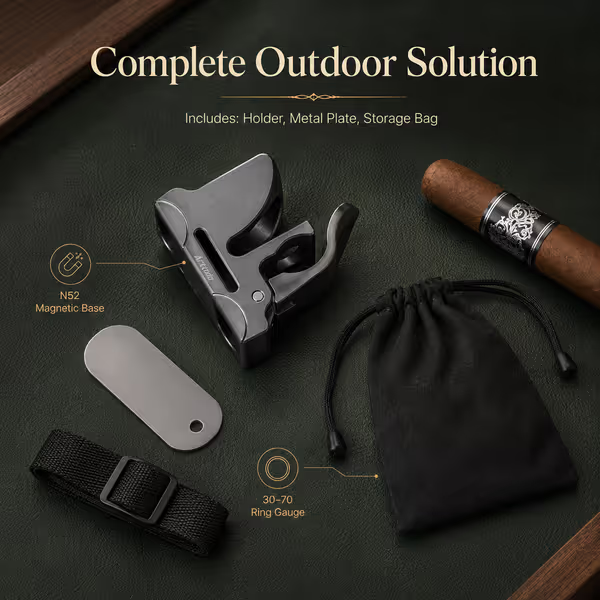 Universal Magnetic Cigar Clip for Golf Cart