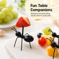 Creative Ant Fruit Fork Set | Fun Ant Fruit Picks & Party Table Decor