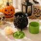 Halloween Witch Cauldron Tea Light Holder | Spooky LED Candle Lamp Decoration
