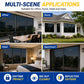 One-Way Privacy Window Film Heat Insulation Balcony Sunshade Glass Sticker Living Room Window Sunscreen