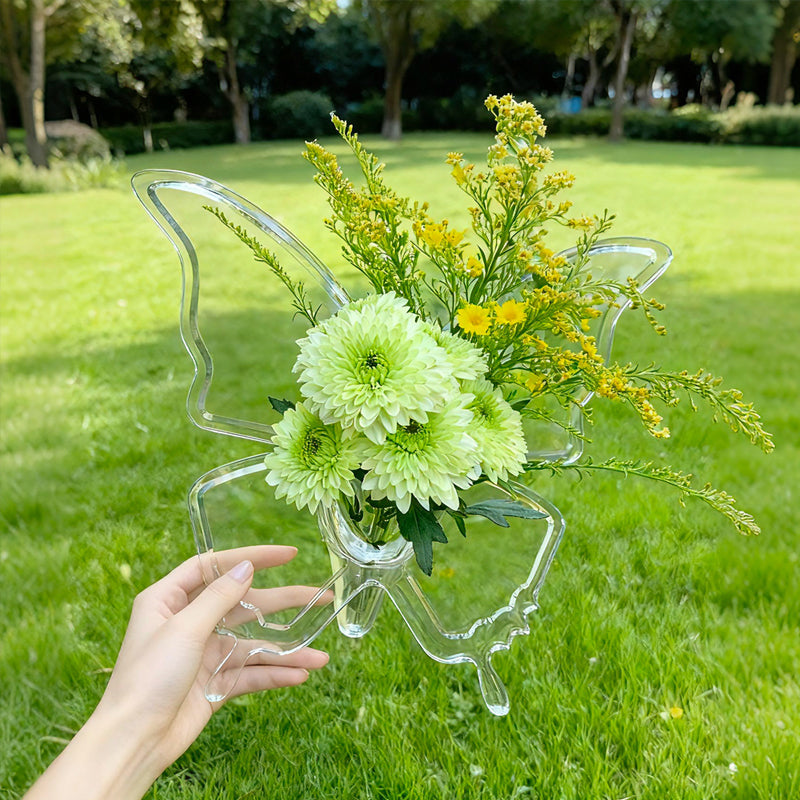 🦋 Butterfly Acrylic Vase