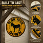 Slow Your Down Round Sign