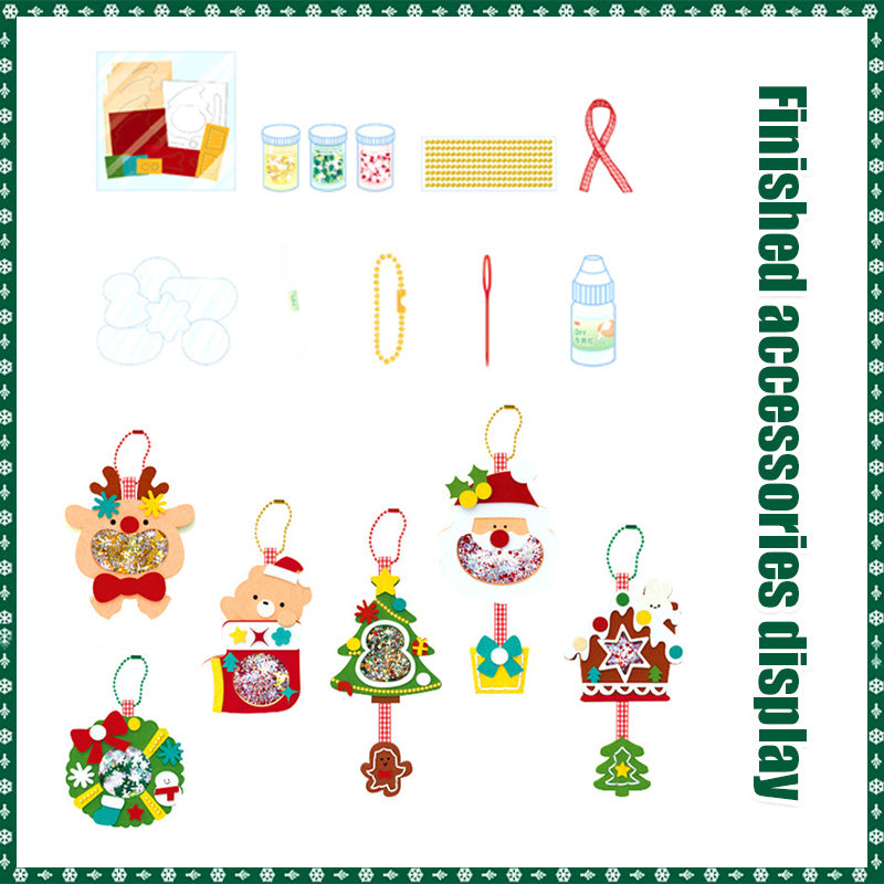 Christmas Themed Felt Decoration DIY Material Package