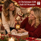Christmas Owl Lantern Figurine