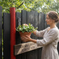 Wall-mounted ceramic basin hooks