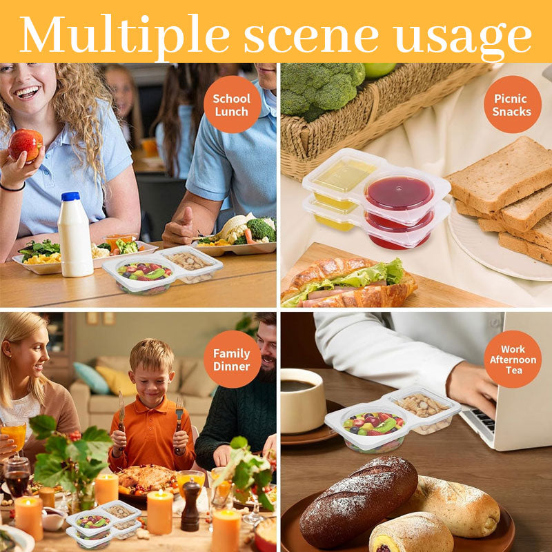 Reusable Microwave-Safe Food Storage Containers