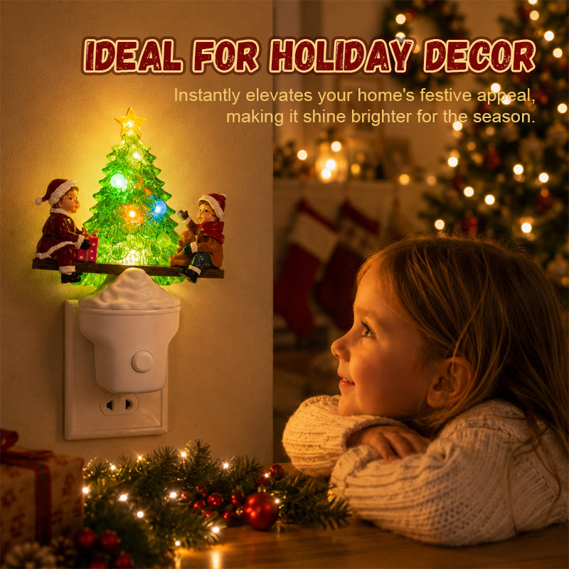 🎄 Early Christmas Sale | Christmas Tree LED Night Light | Teeter-Totter Holiday Decor & Gift