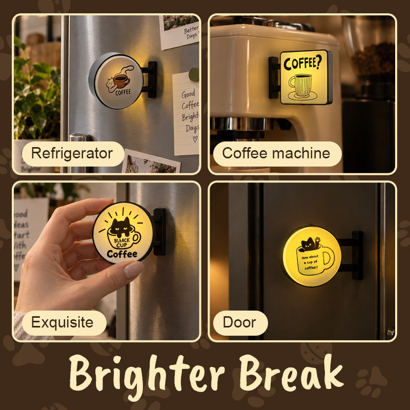 ☕Magnetic Coffee Machine Signboard