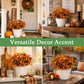 Autumn Eucalyptus & Violet Artificial Flowers for Home Decor