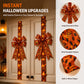 🎃Halloween Cabinet Bow Decoration-Funny Pumpkin Ribbon Wreath for Kitchen Cabinet
