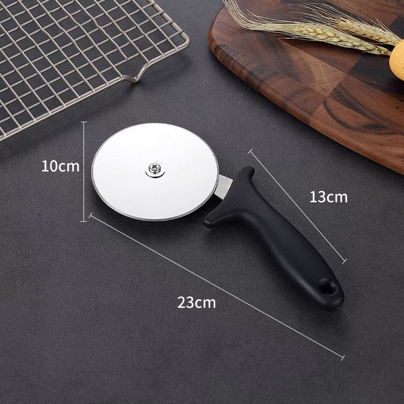 Stainless Steel Seahorse Handle Baking Roller Knife