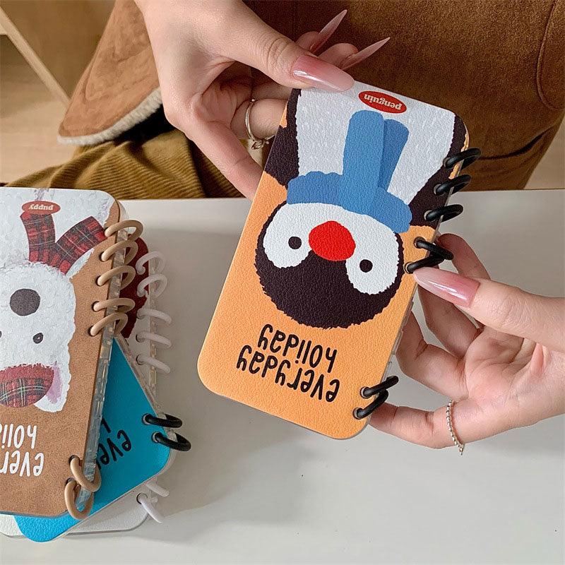Loose-Leaf Notebook Cartoon Phone Case