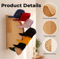Wooden Baseball Cap Wall Holde
