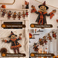Halloween Decoration Pendant Retro Banner Flag Decor Scarecrow Pumpkin Witch Style Pendant