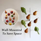 Wall-Mounted Fruit & Vegetable Storage Rack