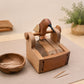 🕊️ Wooden Bird Toothpick Holder for a Playful Table Moment