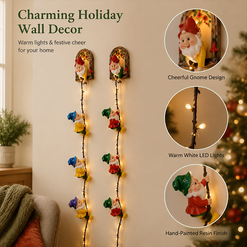 🎄 Christmas Gnome String Lights