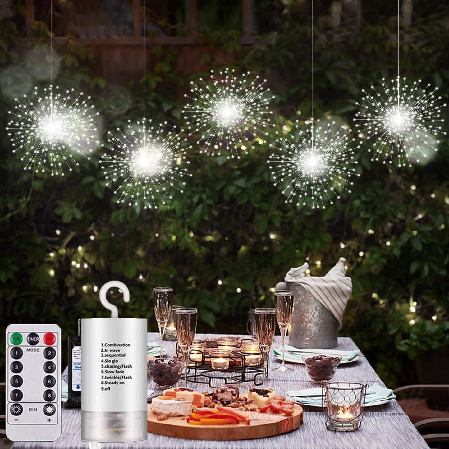 🎄Christmas fireworks lights