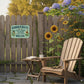 ✨Vintage "Garden Rules" Metal Sign - Relaxing Botanical Outdoor Decor