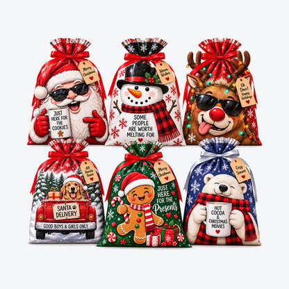 🎅Christmas Drawstring Gift Bags