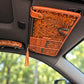Western Floral Car Sun Visor Organizer – Vintage Style Storage Pouch