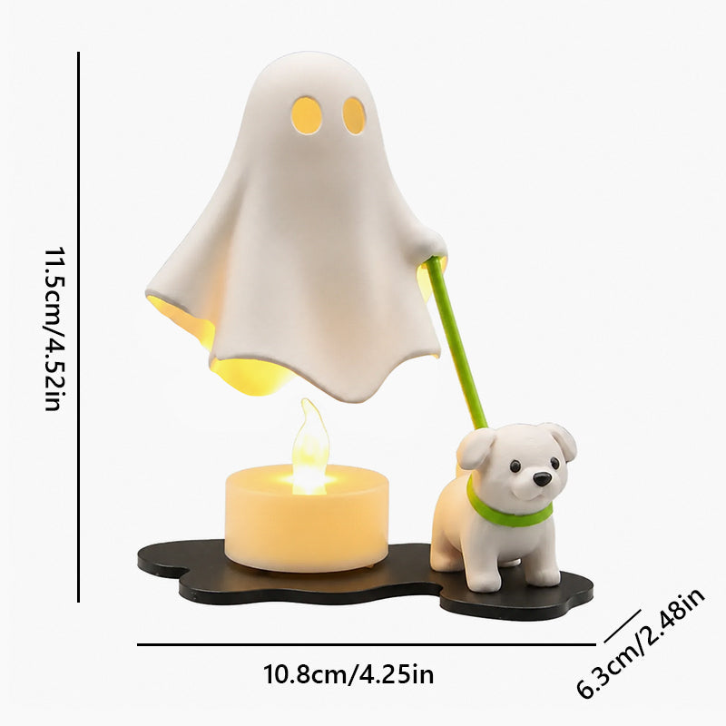 👻 Early Halloween Sale | Ghost Walking Dog LED Night Light | Cozy Halloween Decor