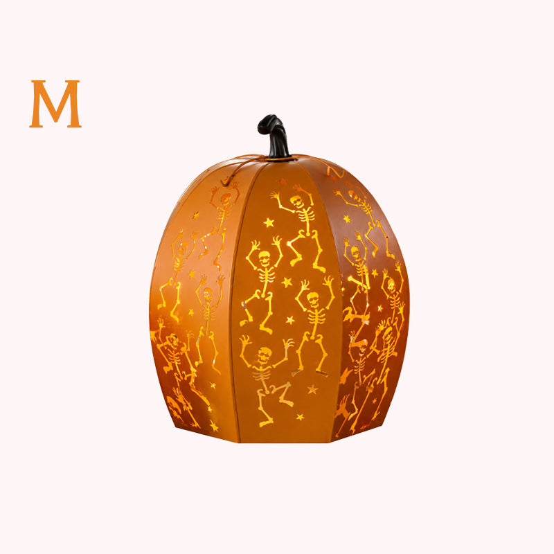 🎃 Early Halloween Sale | Halloween Pumpkin Lantern | Vintage Metal Jack-O'-Lantern Decor
