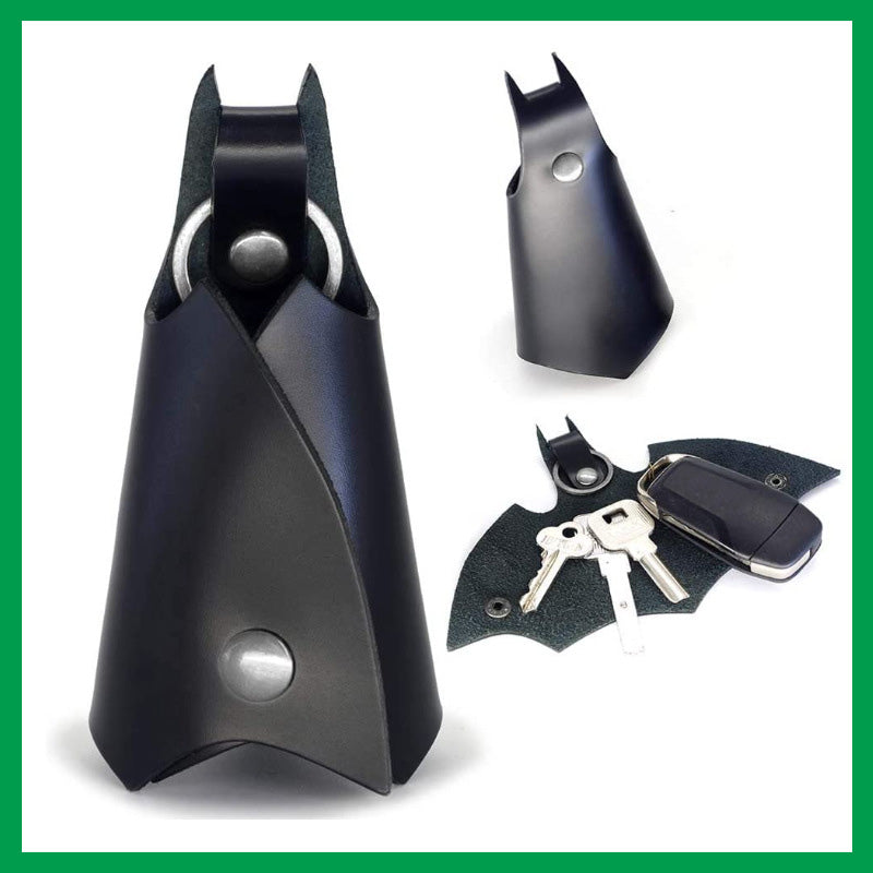 Leather Bat-Shaped Key Protector
