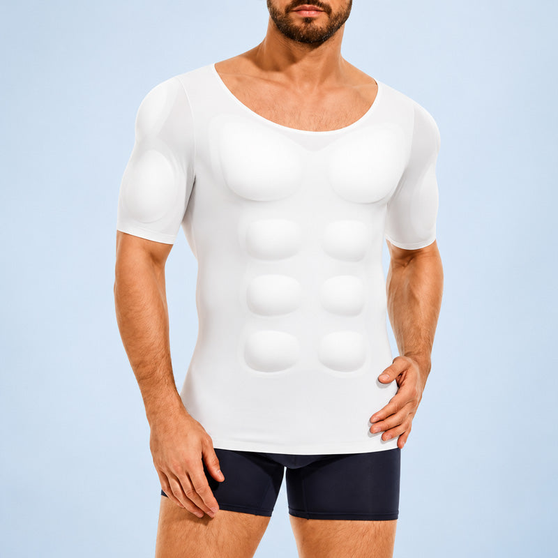Men's Muscle-Enhancing Shaping T-Shirt