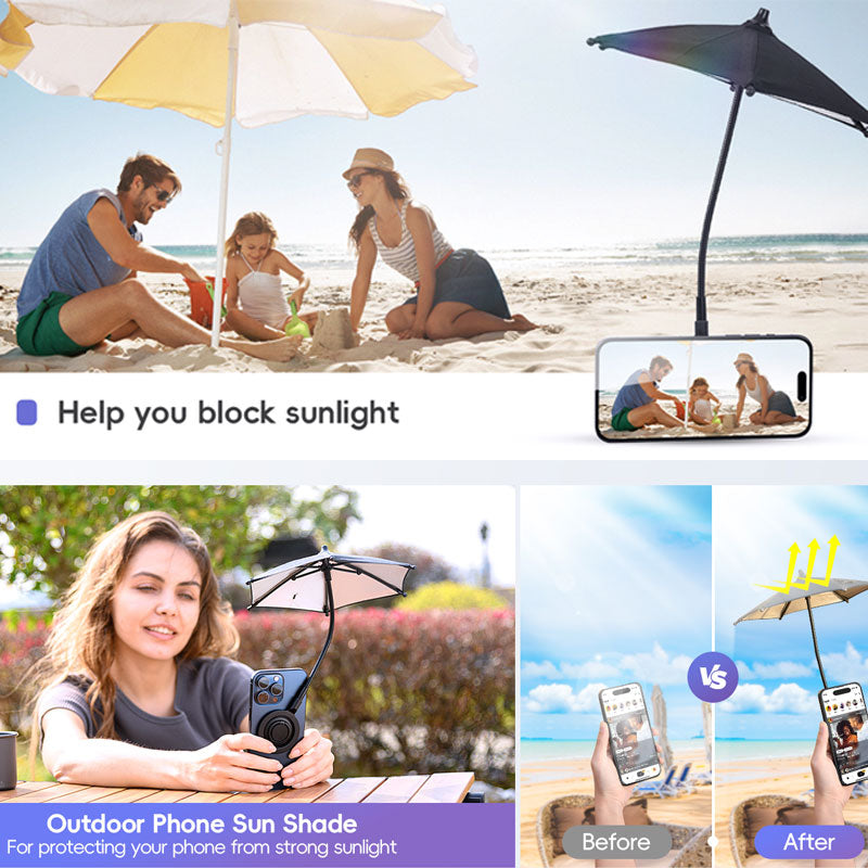 Magnetic Phone Umbrella Holder