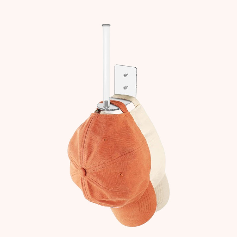 Drill-Free Wall Mounted Hat Rack – Self-Adhesive Baseball Cap Organizer