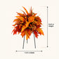 Autumn Harvest Floral Garden Stake Arrangement 🍁