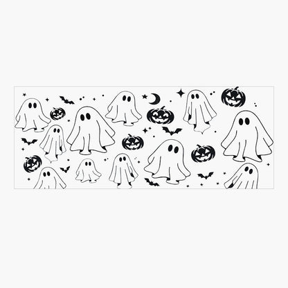 Halloween Ghost & Pumpkin Sunroof Cover
