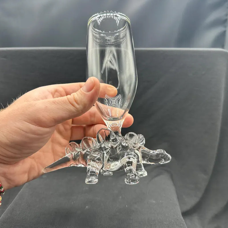 Dinosaur Themed Champagne Glasses