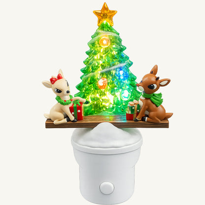 🎄 Early Christmas Sale | Christmas Tree LED Night Light | Teeter-Totter Holiday Decor & Gift