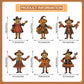 Halloween Decoration Pendant Retro Banner Flag Decor Scarecrow Pumpkin Witch Style Pendant