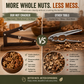 Heavy-Duty Walnut Cracker – Lever-Action Nutcracker for Pecans, Walnuts & Mixed Nuts