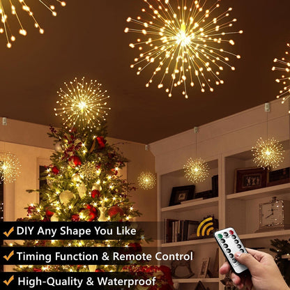 🎄Christmas fireworks lights